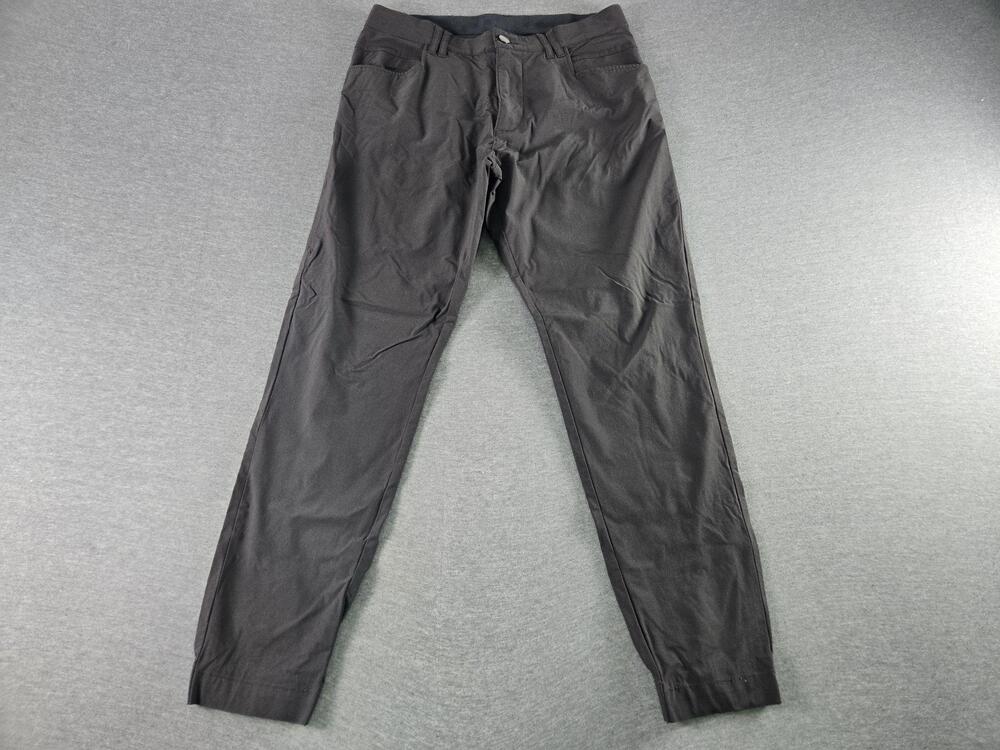 BYLT Pants Mens 31 Black Ace Jogger Slim Tapered Stretch Casual Elastic Cuffs